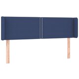  Uzglavlje s ušima plavo 147x16x78/88 cm od tkanine | shoptok.hr