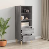  Visoka komoda boja hrasta 40x36x110 cm od konstruiranog drva | shoptok.hr