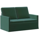  Kauč za dvoje Tamnozelena 130 x 81 x 82 cm Baršun - Tamnozelena 120 cm | shoptok.hr