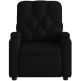  Naslonjač od tkanine crni | shoptok.hr