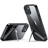 Ugreen Trden ovitek z gel okvirjem in vgrajenim stojalom za iPhone 14 Plus, črn, (21522079) Cene