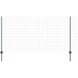 Euro ograda s postom 25 x 1,2 m Čelik premazan PVC-om Zelena | shoptok.hr