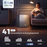 Mini zamrzivač 35 L električni samostojeći zamrzivač 161 W škrinja za zamrzavanje 47 x 44 2 x 48 8 cm siva | shoptok.hr
