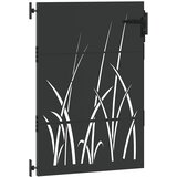  Vrtna vrata Crna 85 x 150 cm Čelik s praškastim premazom | Eponuda.com