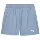 Puma Sportske hlače 'RUN FAVORITE VELOCITY 5' sivkasto plava / bijela
