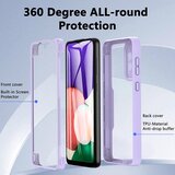 Techsuit ColorVerse 360 Series obostrana zaštitna maska za Samsung Galaxy A52 4G / A52 5G / A52s 5G – crna | shoptok.hr