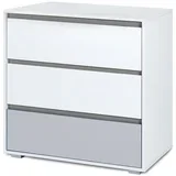 Previjalna komoda Dalia grey/white