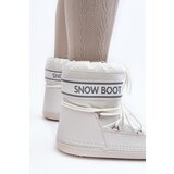 Boto Women's lace-up snow boots white Soia | Shoptok.si