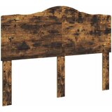 vidaXL Vzglavje z vzglavjem Dimljeni oreh 140 cm Konstruiran les, (5000110409) | Shoptok.si