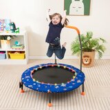 Notranja igrala > Igrače in hobi > Igralnica Mini trampolin za otroke, 92 cm z LED osvetlitvijo in odstranljivim ročajem | Shoptok.si