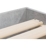  Okvir kreveta s ladicama siva boja betona 90x200 cm drveni | shoptok.hr