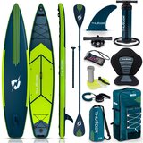 THUNDER Napihljiva SUP deska – 365 cm stabilna, 15 cm debela, komplet z veslom in sedežem (nosilnost 150 kg) ® VISO, (5000091255) | Shoptok.si