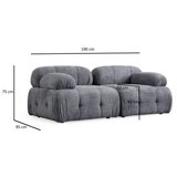 Atelier Del Sofa sofa dvosed petite 2 grey | ePonuda.com