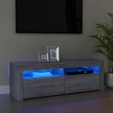 The Living Store TV omarica z LED lučkami siva sonoma 120x35x40 cm - TV Omarica, (21376325) Cene