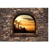  Samoljepljiva foto tapeta - Stony Window: Morning Mist 147x105 | shoptok.hr