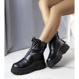 Gemre Black quilted snow boots Giovanni | Shoptok.si