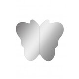 Hanah home ogledalo sa led osvetljenjem butterfly silver pink