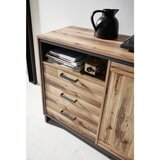 Landscape komoda, barve grafita, barve hrasta | Shoptok.si