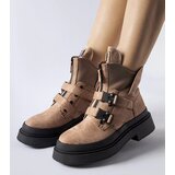 Gemre Brown platform ankle boots Glen Cijene