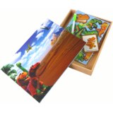 A set of educational magnetic puzzles with dinosaurs | Shoptok.si