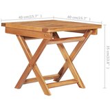  Ležalniki 2 kosa z mizico in blazino trdna tikovina, (20663078) | Shoptok.si