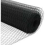 vidaXL Stupovi za ograde 11 kom U-kanal Sivi 80 cm Čelik, Šesterokutna ograda Siva 0.8x50 m Čelik | shoptok.hr
