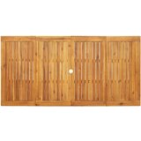  Vrtni blagovaonski stol 180 x 90 x 75 cm masivno bagremovo drvo | shoptok.hr