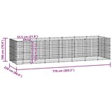  kavez za pse s krovom čelični 16,94 m² | Eponuda.ba