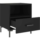vidaXL Noćni ormarići 2 kom crni 40 x 35 x 47 5 cm konstruirano drvo | shoptok.hr
