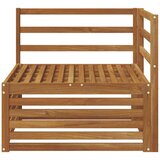  Vanjska kutna sofa Čvrsto drvo akacije Prirodna 83 x 83 x 73 cm - Prirodna kutna sofa | shoptok.hr