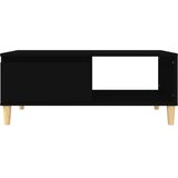  Stolić za kavu crni 90 x 50 x 36,5 cm od konstruiranog drva | Eponuda.com