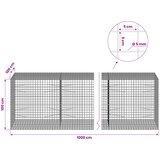  Gabion s 5 mm žicom i mrežom 5x5 cm 1000x100x100 cm | shoptok.hr