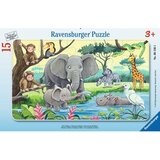 Ravensburger 15 delna sestavljanka Živali v Afriki 061365 Cene