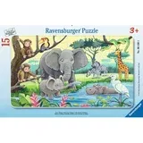 Ravensburger 15 delna sestavljanka Živali v Afriki 061365