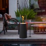 BIO kamin ROMA 26,5x80,5 cm 2kW crna + zaštitni poklopac | Eponuda.com