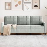 vidaXL Trosed svetlo siv 180 cm žamet | Shoptok.si