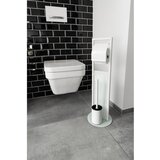 Wenko Belo stojalo za WC papir z WC ščetko iz nerjavečega jekla Ravina – | Shoptok.si
