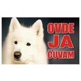 Happy Dog tabla Ovde ja čuvam - Samojed 20x12.5cm | ePonuda.com