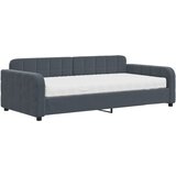  Dnevni krevet s madracem tamnosivi 100 x 200 cm baršunasti | shoptok.hr