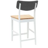  Trpezarijske stolice 2 pcs Bijelo 48 x 49 x 95 cm - bijela i prirodna | shoptok.hr