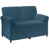SOFA za dvije osobe Plava 138 x 83 x 95 cm Baršun | Eponuda.ba