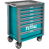 TOTAL TOOLS Delavni&scaron;ka omara na kolesih 7 kom predali / INDUSTRIAL (THRC01071) cene