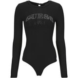 Guess Bodiji LS ALEXANDRA LOGO Črna Cene