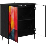  Kreveta HEESCH Crni hrast 69 x 33 x 76 cm Konstruirano drvo | shoptok.hr