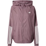 Adidas Sportska jakna 'Hyperglam' sivkasto ljubičasta (mauve) / bijela