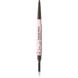 Eveline Cosmetics Brow & Go! vodootporna olovka za obrve sa četkicom 2 u 1 nijansa Dark Brown 4 g Cijene