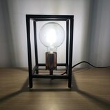  ONLI - Stona lampa FLOKI 1xE27/15W/230V 20 cm crna/bakrena | Eponuda.com