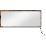 vidaXL led ogledalo za kopalnico dimenzij 90x8,5x37 cm iz inženirskega lesa v dimljeni hrasti | Shoptok.si
