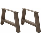 vidaXL Noge za klubsko mizico v obliki črke A, 2 kosa, 60 x (30-31) cm, jeklo, (5000044585) Cene