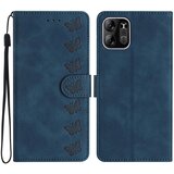 INORCO Ovitek za telefon Tecno Spark Go 2023 4G PU usnjeno stojalo Shell z vtisnjenim metuljem, preklopni ovitek za denarnico, (22036476) Cene